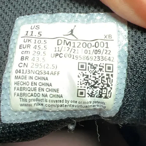 Nike Air Jordan Tie Dye Bleached Purple Pink Sneakers Size 11.5 DM1200-001 - Picture 8 of 13